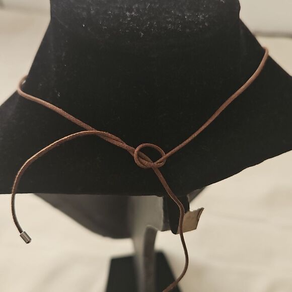 Swarovski Crystal Butterfly Pendant, Rope Necklace - Picture 5 of 16